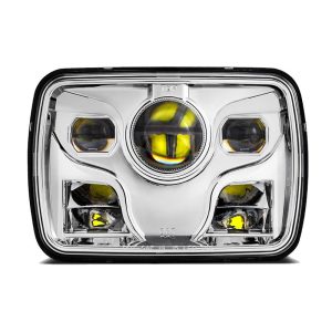 5x7 DOT Cherokee Xj Led Headlight Headlamps Motor