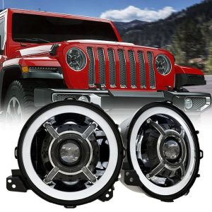 9 Inch High Power Led Headlight Kit Pou Jeep Wrangler JL 2018-2019