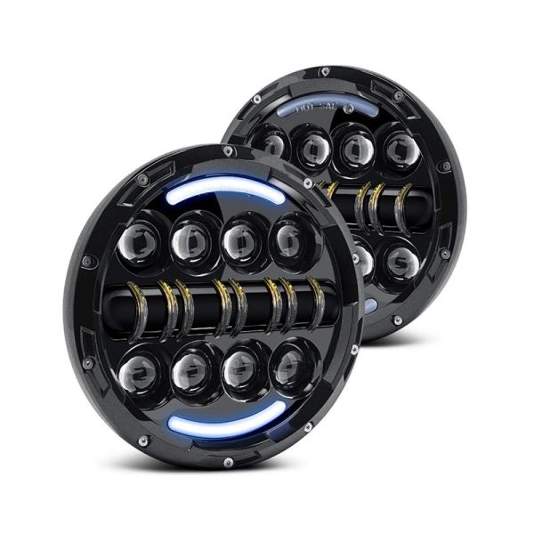 Led 7 Inch Wrangler Pwodwi pou Telefòn motosiklèt limyè dirije