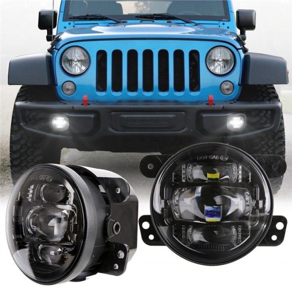 Morsun Driving Lights devan eksepsyonèl pwojektè dirije limyè bwouya pou Jeep Wrangler JK 2007-2017