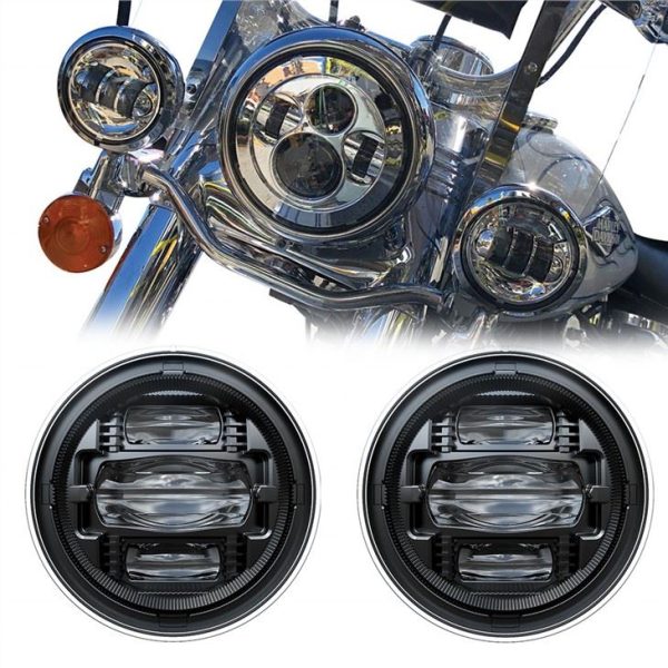 Morsun motosiklèt oto sistèm ekleraj 4.5 pous dirije limyè bwouya asanble pou Harley Electra Glide Ultra klasik