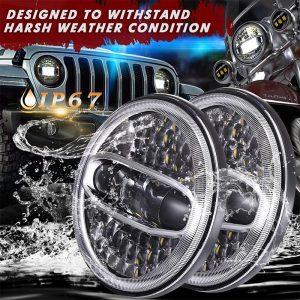 Nouvo Vann cho 7 Inch 108W dirije Limyè Pou Jeep Wrangler Jk Motosiklèt Pwodwi pou Telefòn Pou Harley